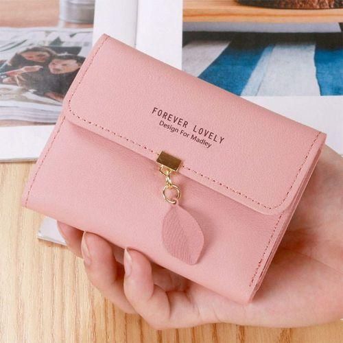 Fashion Lady Lady Small Coin Purse Ladies Slim Foldable Short Wallet Pink Best Price Online Jumia Kenya