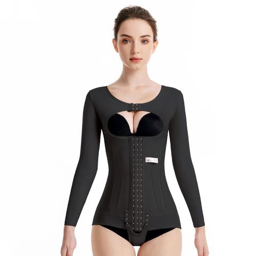 Fashion Women Shaping Bodysuit Abdomen Arm Liposuction Waist Girdle Firm  Tummy Contriol Doubl Compression 11 Bones Shaper @ Best Price Online