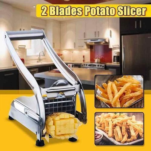 Stainless French Fries Slicer Potato Chipper Chip Cutter