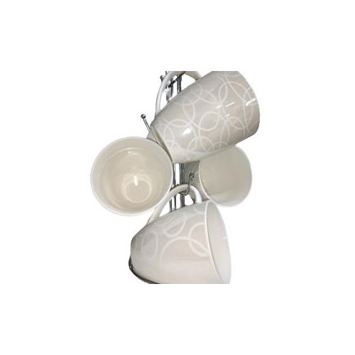 product_image_name-Ceramic-6pcs Mug Set White -1