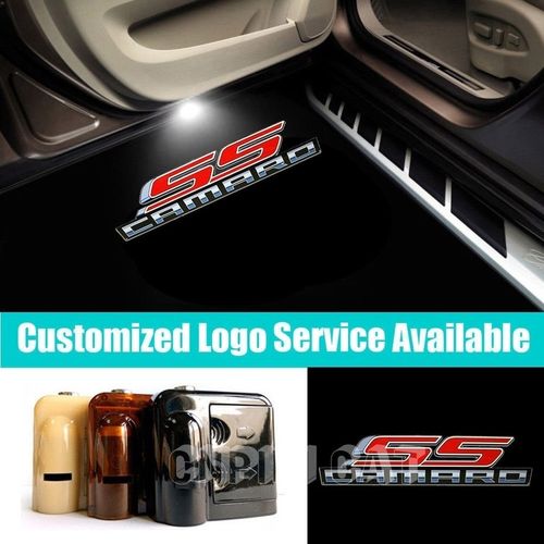 Generic 2x 3D CAMARO SS Logo Wireless Car Door LED Laser