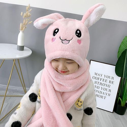 Children's hat scarf gloves all in one top