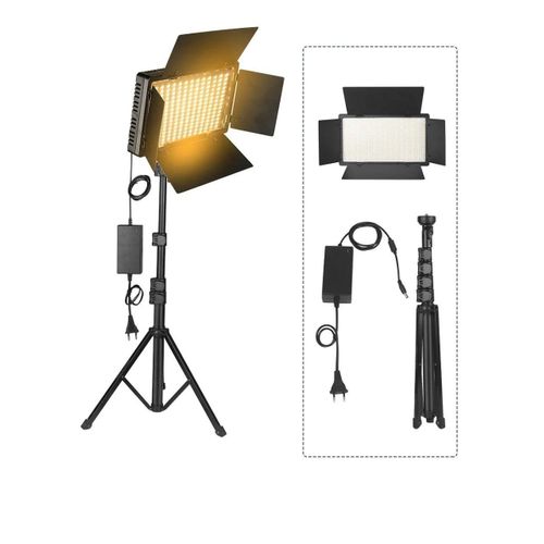 product_image_name-Generic-U600 LED Studio Lamp – Adjustable Video Light for Professional Live Streaming and Makeup-2