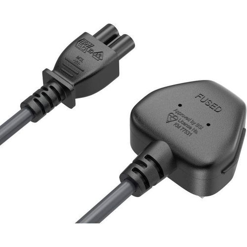 product_image_name-Generic-3 Pin AC Power cable/Cord with Fuse UK Plug-3