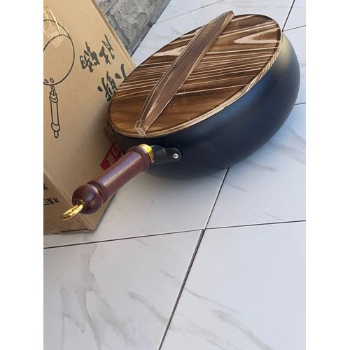 product_image_name-Generic-UNIQUE NON-STICK PAN WITH BAMBOO LID( Non-stick, non-scratch)-1