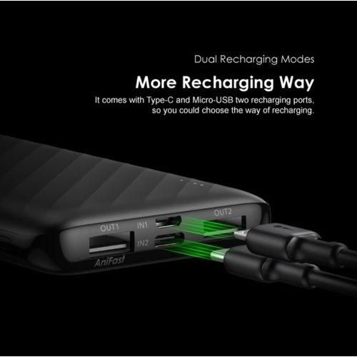 product_image_name-Oraimo-PowerBank 10,000mAh(37Wh) 5V/2.4A AniFast Technology-4