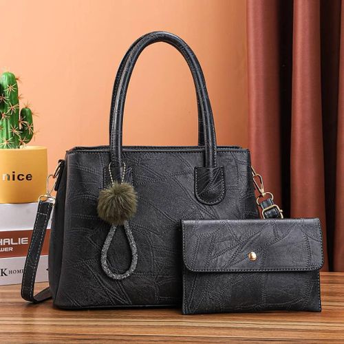 product_image_name-Fashion & Style-2 in 1  Ladies Unique Design Latest Version women Leather Shoulder Handbag-3