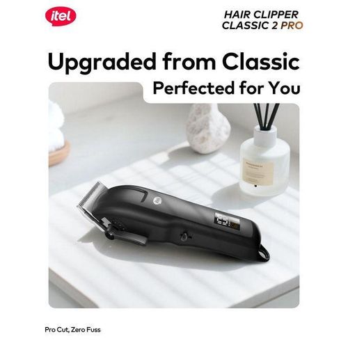 product_image_name-Itel-Hair Clipper Classic 2 Pro, 7000RPM, 2-3 Hours Charging time, 240+ Minutes Working Time, Smart LED Display Long Battery Life Type-C Fast Charge IHC-33Pro-6