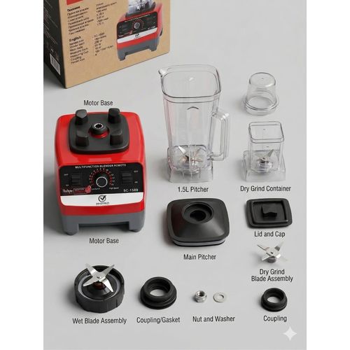 product_image_name-sarahtech- Commercial Blender 2 In 1 -2