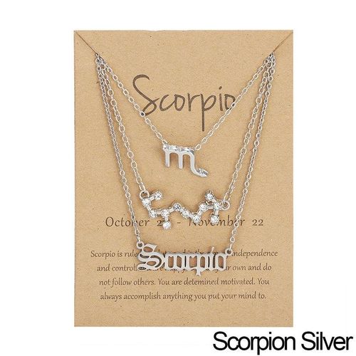 Generic 12 Constellation Pendant Necklace Old English Scorpio Aries Taurus Gemini Cancer Leo Choker Horoscope Signs Necklace Friendship Best Price Online Jumia Kenya