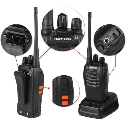 product_image_name-Baofeng-BF-888S Walkie Talkie UHF 16CH Rechargeable Security Device-2