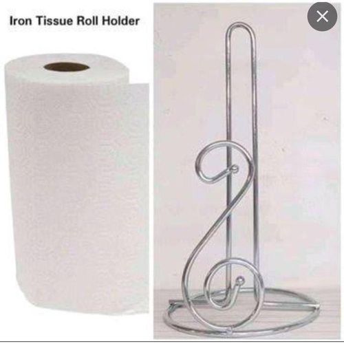 product_image_name-Generic-Metallic kitchen towel holder stand-2