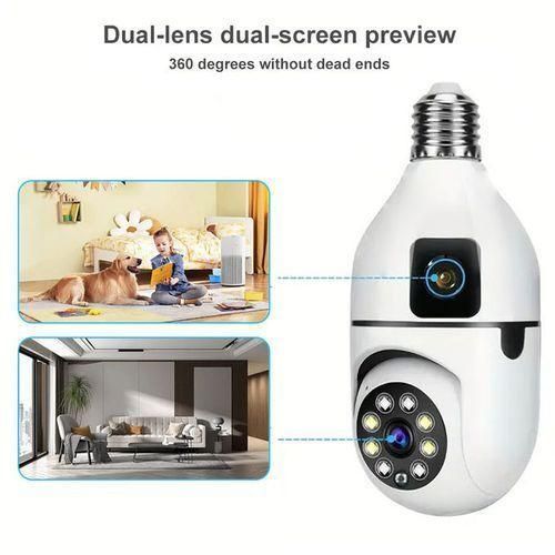 product_image_name-Generic-Home 360 ° Panoramic Binocular Bulb Monitoring Camera-2