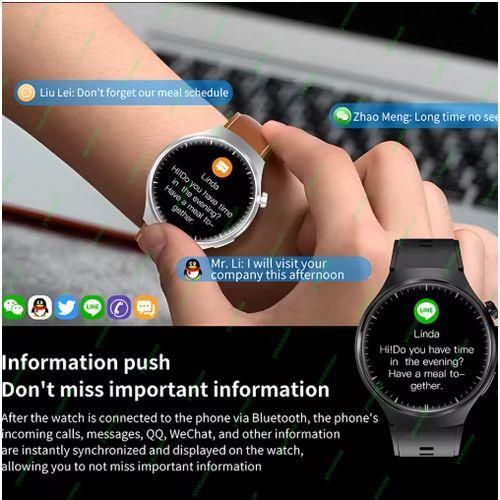 product_image_name-Generic-New Smartwatch 4 SET Smart Watches With Earbuds Dual Watchbands 1.52 INCH Dial Heart Rate Health Track Rsmartwatch 2025 Comes With Earbuds For FREE-4