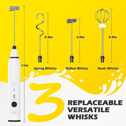 915 Generation Electric Milk Frother Whisk Handheld Egg Beater USB