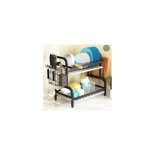 product_image_name-Generic-2 Tier High Quality Carbon Steel Dish Rack-4