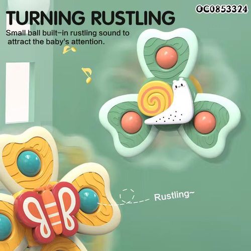 product_image_name-Generic-3Pc Insect Baby Spinner Toys with Suction Cups -4