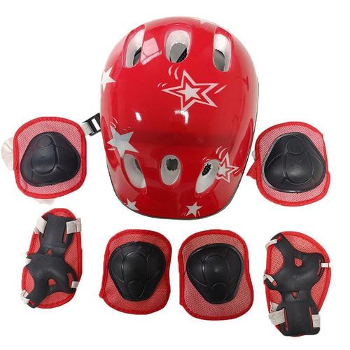 product_image_name-Generic-7pcs Full Set Cycling and Skating Protective Guards/ Protective Gears with Helmet -1