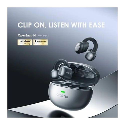 product_image_name-Oraimo- OpenSnap N Clip-On Open-Ear True Wireless Earbuds - Grey-2