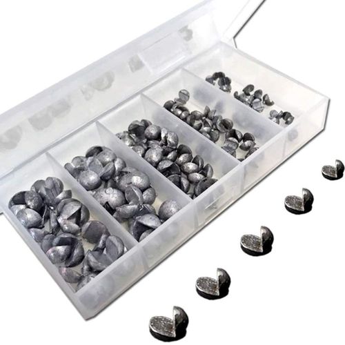 Generic 100Pcs Round Split Shot Sinker, Lead Fishing Weight Egg Sinkers for  Fishing Line,Removable Bite Split-Shot Tackle,Silver @ Best Price Online