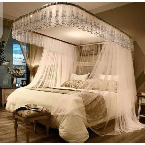 product_image_name-Generic-White 5*6 2 Stand Rail Mosquito Net Super Strong Rail-1