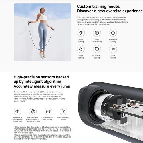product_image_name-XIAOMI-Smart Jump Rope, smart App Data Tracking, long Battery Life-3