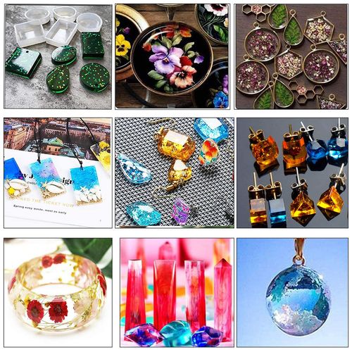 Generic Epoxy Resin Keychain Kit Jewelry Making Earrings Craft Mould @ Best  Price Online