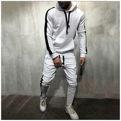 product_image_name-Fashion-Fashionable Quality Tracksuits Set - White-1