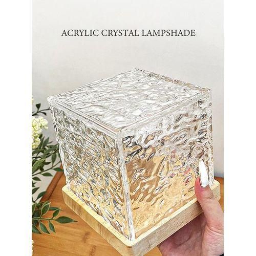 product_image_name-Generic-3d Dynamic Water Ripple Night Light Living Room Bedroom Decor Atmosphere Night Light Rgb Rotating Water Pattern Led Table Lamp-5