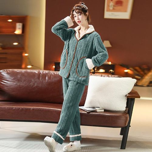 Thick warm pajamas clearance