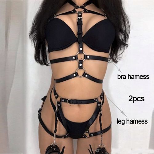 Fashion Women Harness Bra Garter Belt Sexy Bodysuit Bondage Erotic