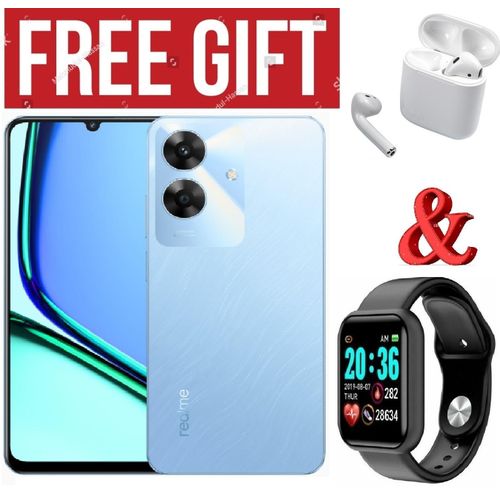 product_image_name-Realme-Note 60- 6.74'' Inch, 3GB RAM + 64GB, 5000mah COMES WITH FREE GIFTS ( AIRPODS + SMART WATCH) FOR YOU-1