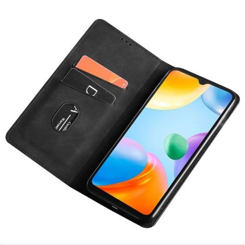 product_image_name-Generic-Xiaomi Redmi 13C Premium Leather Flip Wallet Magnetic Cover Case, Protective Phone Cover with Card Slots, Kickstand and Magnetic Closure, Black-5