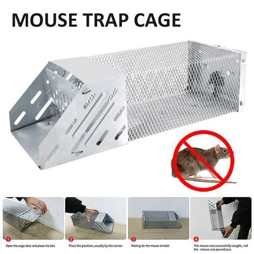 Reusable Rodent Animal Mouse Live Trap Hamster Cage Mice Rat