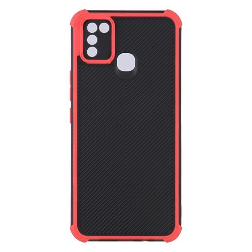 product_image_name-Cover-TECNO SPARK 7 Eagle Eye Armor Dual-color Shockproof TPU + PC Protective Case(Red) -1