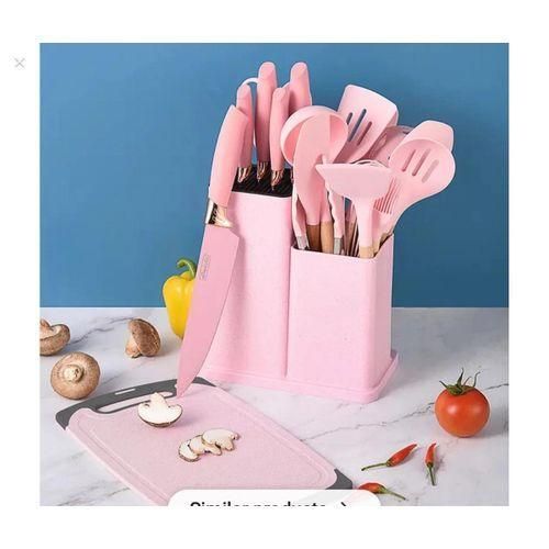 product_image_name-Generic-19pcs silicone spoons -4