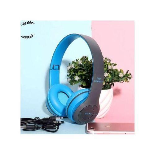 product_image_name-Generic-P47 Wireless Bluetooth Headphone Mic TF Card FM Radio-3