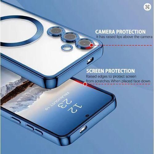 product_image_name-Generic-Samsung Galaxy A17 Luxury TPU Magsafe Blue High Protection Phone Case/ Back cover_Blue-3