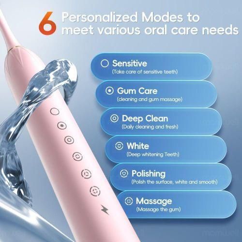 product_image_name-Generic-Electric Toothbrushes With 4 Brush Heads-2