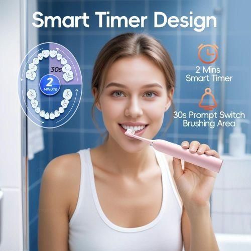 product_image_name-Generic-Electric Toothbrushes With 4 Brush Heads-4