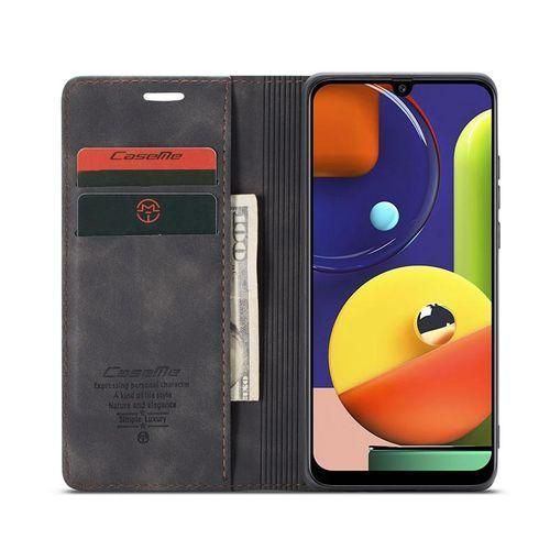product_image_name-Generic-Caseme Wallet Black Retro Leather Flip All-Round Protection Cover Case For Samsung Galaxy A30s-2