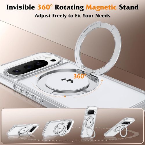 product_image_name-Generic-Clear Magnetic MagSafe Case for Google Pixel 8A-2