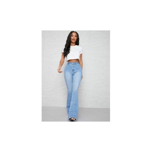 Fashion High Waist Jeans - Bell Jeans - Elastic Slim Fit Ladies Pants @  Best Price Online