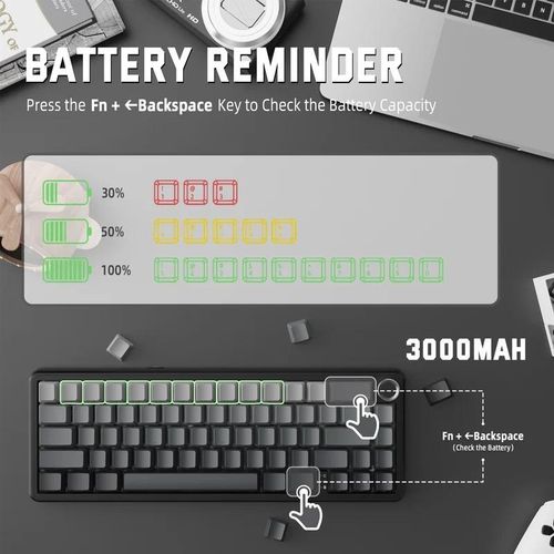 product_image_name-ATTACK SHARK-X66 Tri-mode Gasket Mechanical Keyboard, 60% ANSI Layout, Hot-swap, 5 Layer Foams, Linear Switch, RGB, Programming-5