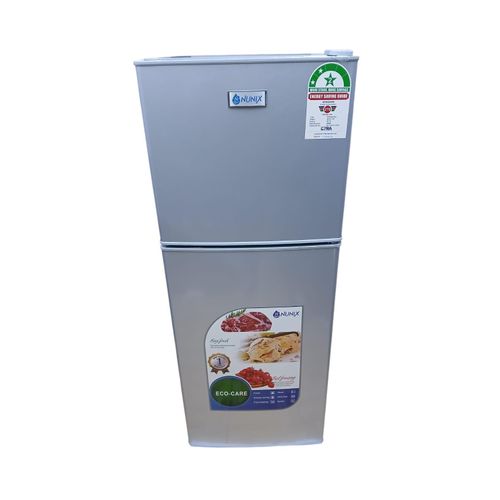 product_image_name-Nunix-138L Double Door Fridge Energy Efficient -2