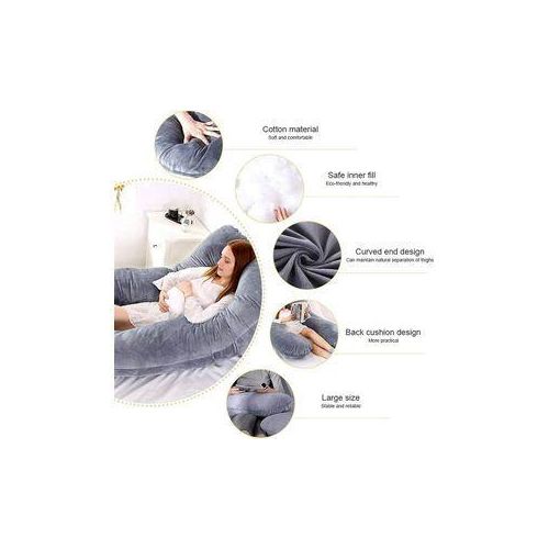 product_image_name-Generic-Velvet Soft U Shape Pregnancy Pillow-1