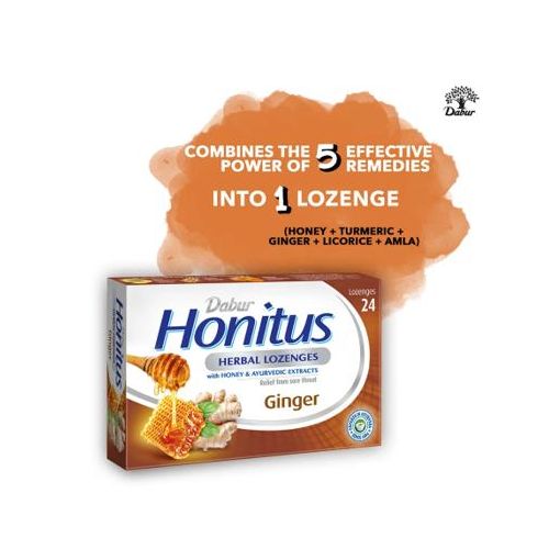 product_image_name-Dabur-Herbal Honitus Lozenges – Ginger 24g-2