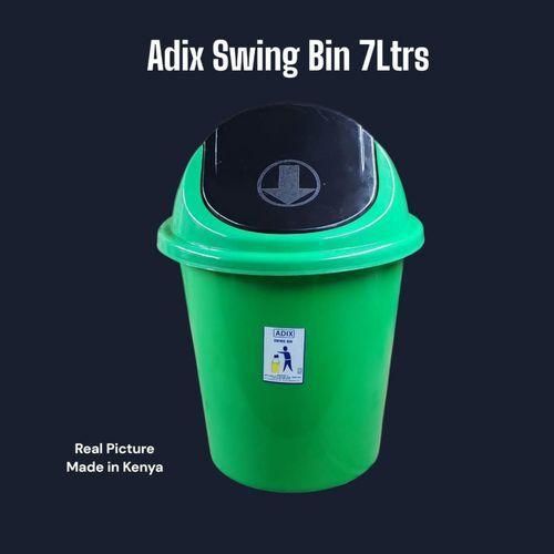 product_image_name-Adix-Plastic swing bin 7 Litres -1
