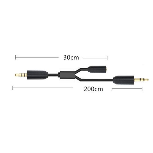 2.5 mm to hot sale 3.5 mm chat cable