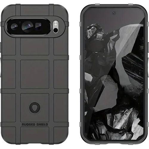 product_image_name-Generic-EGO TACTICAL Rugged Shield Brand Solid Color TPU Phone Case for Google Pixel 9 Pro XL 5G (6.8" Screen) - Solid Black-2